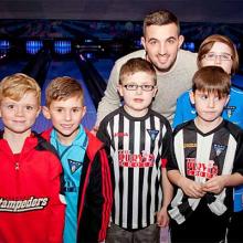 Ryan Goodfellow with Young Pars at Bowlplex