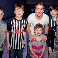 Josh Falkingham with Young Pars at Bowlplex