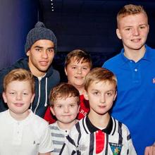 Faissal El Bakhtaoui with Young Pars at Bowlplex